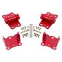 BMR Suspension MM460R Motor Mount Kit, Upper And Lower, Poly