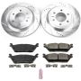 PowerStop K8030 Z23 Daily Driver Carbon-Fiber Ceramic Brake Pad and Drilled & Slotted Rotor Kit