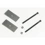 Tuff Country 90013 2 Degree Axle Shims 3in Wide w/ 3/8in Center Pins Pair