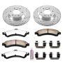 PowerStop K2057-36 Z36 Truck and SUV Carbon-Fiber Ceramic Brake Pad and Drilled & Slotted Rotor Kit