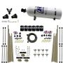 Nitrous Express 80020-15 8-CYL TRIPLE-D DRY DIRECT PORT, 3 STAGE DRY, 6 SOLENOIDS W/ 15LB BOTTLE