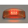 Putco 930002 Universal Side Marker - Red LED w/Ion Chrome Lens Universal Side Markers