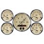 AUTOMETER ATM1850 Antique Beige Gauge Kit w/GPS Speedo