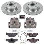 PowerStop KCOE5981 OE Stock Replacement Low-Dust Ceramic Brake Pad, Rotor and Caliper Kit