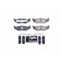 PowerStop Z23-512 PowerStop - Z23 Daily Driver Carbon-Fiber Ceramic Brake Pads with Hardware Kit