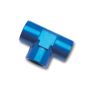 Russell Performance 3/8in Female Pipe Tee Fitting (Blue)