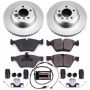 PowerStop CRK5691 Genuine Geomet Coated Rotor and Carbon-Fiber Ceramic Brake Pad Kit