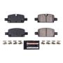 PowerStop Z23-2174 PowerStop - Z23 Daily Driver Carbon-Fiber Ceramic Brake Pads with Hardware Kit