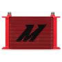 Mishimoto MMOC-25RD Universal 25 Row Oil Cooler - Red