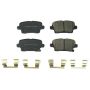 PowerStop 17-2189 PowerStop - Z17 Low-Dust Ceramic Brake Pads with Hardware