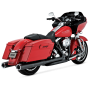 Vance and Hines 46759 Vance & Hines HD Dresser 95-16 HO Slipons Black Slip-On Exhaust