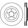 StopTech Power Slot 97-04 Chevy Corvette Front Left CRYO Rotor