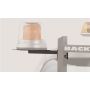 BackRack Light Bracket 10-1/2in Base Drivers Side