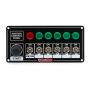 QUICKCAR RACING PRODUCTS QRP50-866 Ignition Panel Blk w/ Start But. 5 Acc. & Ligh