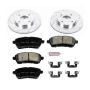 PowerStop K5969 Z23 Daily Driver Carbon-Fiber Ceramic Brake Pad and Drilled & Slotted Rotor Kit