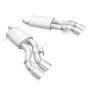 Stainless Works CTSV16MKS-FC 2016-18 Cadillac CTS-V Sedan Axleback System Dual-Mode Turbo Mufflers 4in Tips