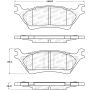 Stoptech 308.16020 Street Brake Pads - Rear