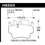 Hawk Performance HB550D.634 ER-1 Disc Brake Pad