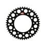 Renthal 224U-520-54GPBK KTM/Husqvarna/GasGas Rear Grooved Sprocket - Black 520-54P Teeth