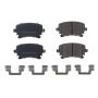 PowerStop 17-1018 PowerStop - Z17 Low-Dust Ceramic Brake Pads with Hardware