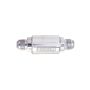Russell 650110 Performance Polished Aluminum (3-1/4in Length 1-1/4in dia. -8 male inlet/outlet)