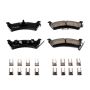 PowerStop 17-666 PowerStop - Z17 Low-Dust Ceramic Brake Pads with Hardware