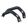 Injen 15-16 BMW M3(F80)/M4 (F82/83) 3.0L L6 Twin Turbo 2PC Aluminum Int. Charge Pipe - Wrinkle Black