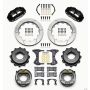 Wilwood 140-11877 Narrow Superlite 4R Rear Kit 12.88in Speedway Eng Floater w/ New Style End