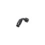 Radium Engineering 14-0633 6AN HOSE END, 90 DEGREE, PTFE, BLACK