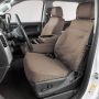 Covercraft SS3353PCTP 03-06 Chevrolet Silverado Polycotton SeatSaver Custom Front Row Seat Covers - Taupe
