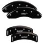 MGP 4 Caliper Covers Engraved Front & Rear MGP Black Finish Silver Characters 1992 BMW 318is