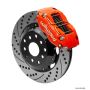 Wilwood 140-9193-DR Dynapro Radial Front Kit 12.00in Drilled Red Subaru Impreza WRX (*Line Kit Needed*)
