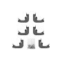 Dee Zee DZ66355 Deezee 16-203 Nissan Titan Running Board Hex Bracket Kit