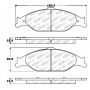 Stoptech 308.08040 Street Touring Brake Pads