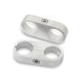 EARLS EAR167209ERL 9/16in. Polished Alum. Hose/Tube Separators-2pk