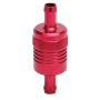 Russell Performance Red Street Fuel Filter (3in Length 1-1/8in diameter 3/8in inlet/outlet)