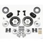 Wilwood 140-11017-D Forged Dynalite Front Kit 11.00in Drilled 74-80 Pinto/Mustang II Disc Spindle only