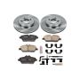 PowerStop KOE6066 OE Stock Replacement Low-Dust Ceramic Brake Pad and Rotor Kit
