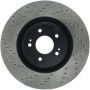 Stoptech 128.46076R 08-16 Mitsubishi Lancer Sport Drilled Right Front Rotor