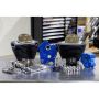 S&S Cycle 310-1234 2017+ M8 132in Power Pack w/ Chrome Pushrod Tubes & Gear Drive Cam - Black w/o Highlight