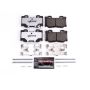 PowerStop Z26-1347 PowerStop - Z26 Performance Carbon-Fiber Ceramic Brake Pads with Hardware Kit