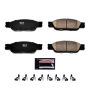PowerStop Z23-933 PowerStop - Z23 Daily Driver Carbon-Fiber Ceramic Brake Pads with Hardware Kit