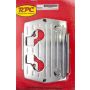 RACING POWER CO-PACKAGED RPCR6323C Optima Alum Ball Milled Battery Tray Chrome