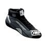 OMP RACING, INC. OMPIC0-0829-A01-076-45 OMP SPORT SHOES FIA 8856 -2018 BLACK / WHITE SZ.