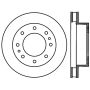 StopTech PowerSlot 02-08 Chevy Avalanche / 99-06 Silverado Left Front Slotted Cryo Rotor