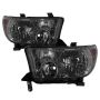 SPYDER 5077356 Xtune Toyota Tundra 07-13 / Toyota Sequoia 08-13 OEM Style Headlights Smoked HD-JH-TTU07-AM-SM