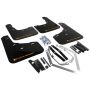 Rally Armor 13-19 Ford Fiesta ST UR Black Mud Flap w/ Orange Logo