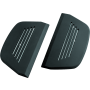 Kuryakyn 7554 Premium Passenger Board Inserts 86-Up Touring Models Black