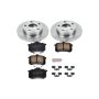 PowerStop KOE585 OE Stock Replacement Low-Dust Ceramic Brake Pad and Rotor Kit