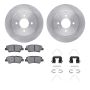 Dynamic Friction 6512-03363 Rotor Kit